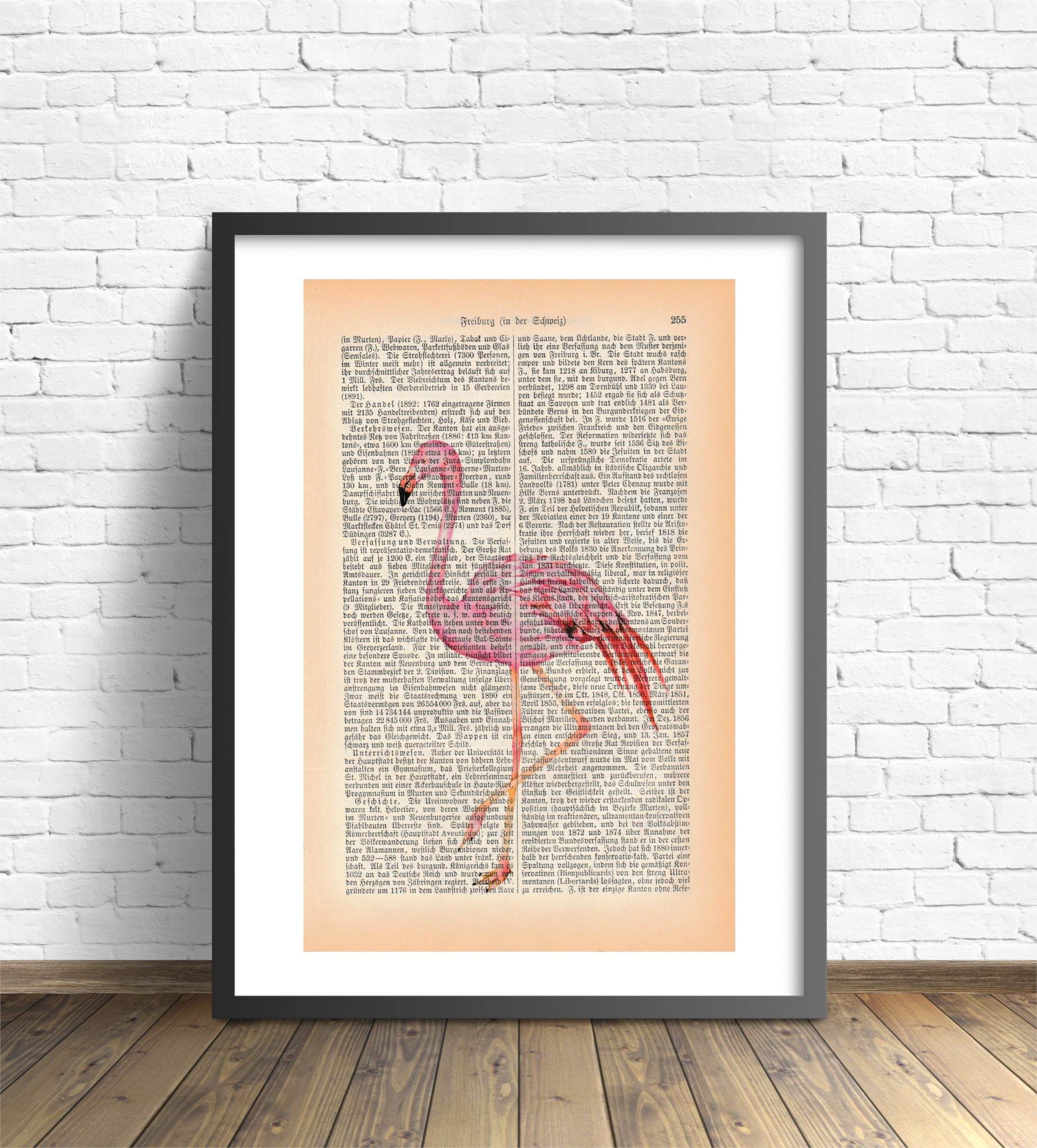 Buchseite Flamingo online kaufen bei READABLE-ART – readable art